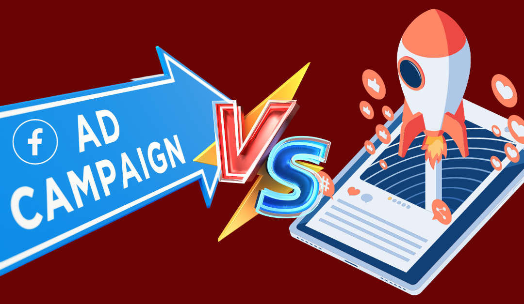 Facebook Advertising vs. Boosted Posts